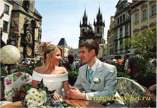 свадебное путешествие в Европу